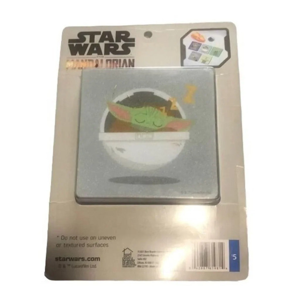 Star Wars the mandalorian baby yoda 5 pack bath tub treads - Picture 1 of 9